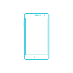 Digital Samsung Galaxy Note Edge Ink Line Art Svg Vector, Free Vectors File